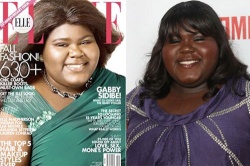 Es notable como "aclararon" a Sidibe quien tiene un tono de piel más oscuro en realidad.